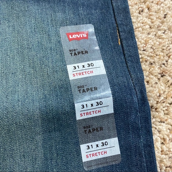 Levi 502 Taper Stretch Jeans - Picture 3 of 9
